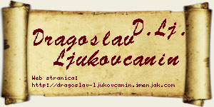 Dragoslav Ljukovčanin vizit kartica